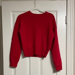 Banana Republic Vibrant Red Crew Neck Sweater